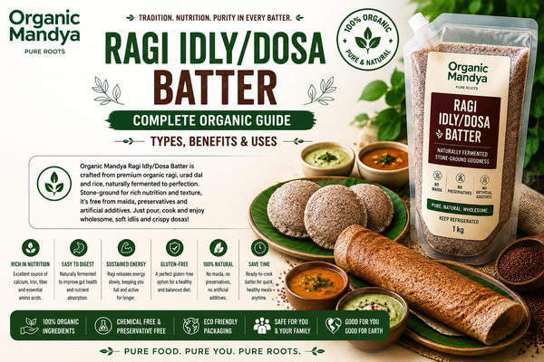 Organic Ragi Idli Dosa Batter