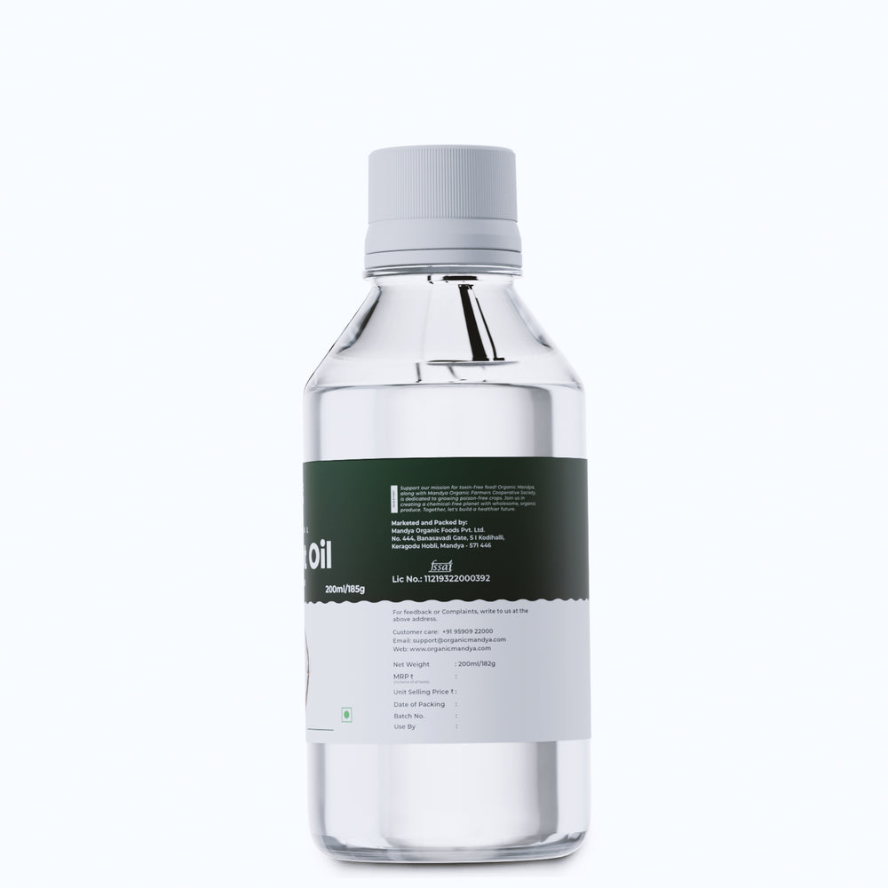 Cold Pressed - Coconut Oil Coconut oil 200ml side