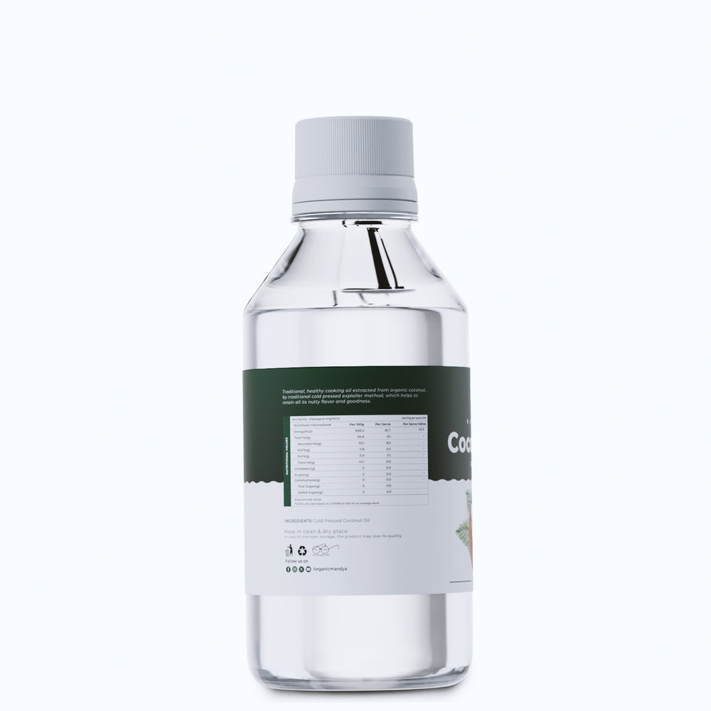 Cold Pressed - Coconut Oil Coconut oil 200ml back