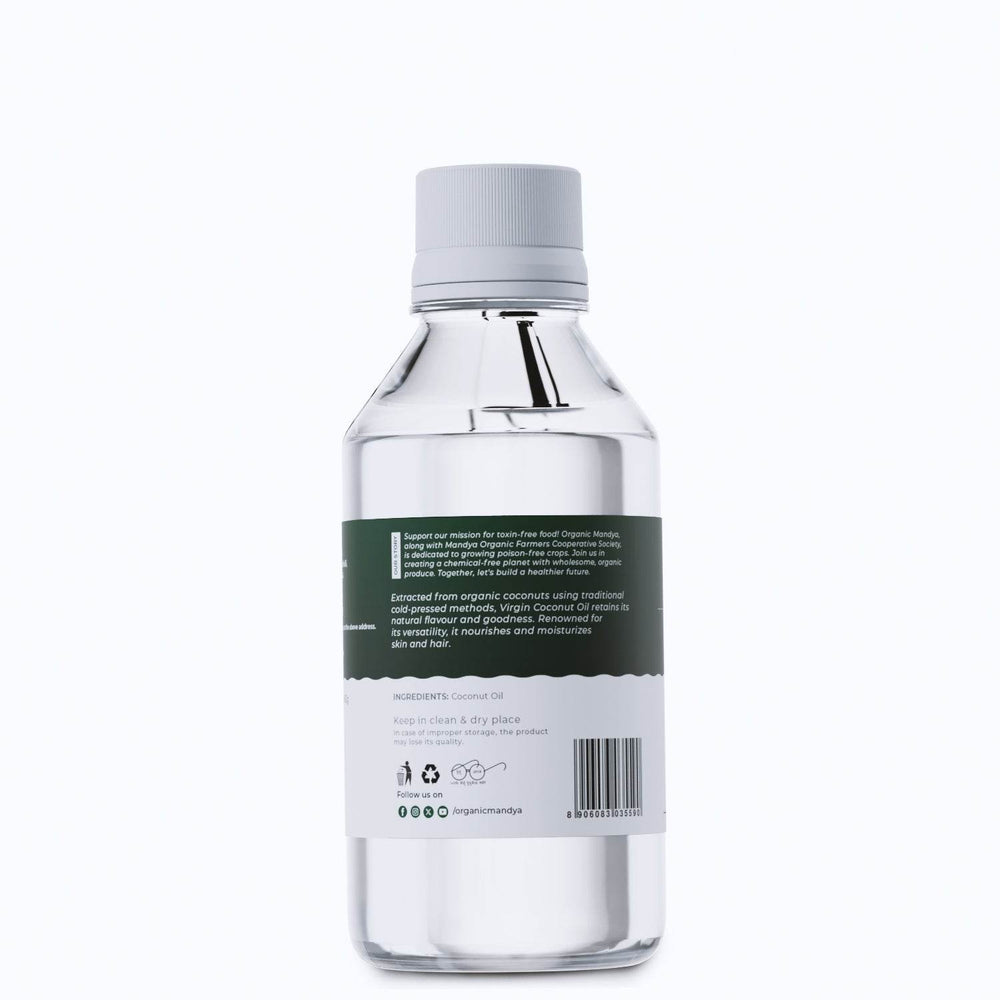 Virgin Coconut Oil - Cold Pressed Virgin Coconut Oil - Cold Pressed - Organic Mandya