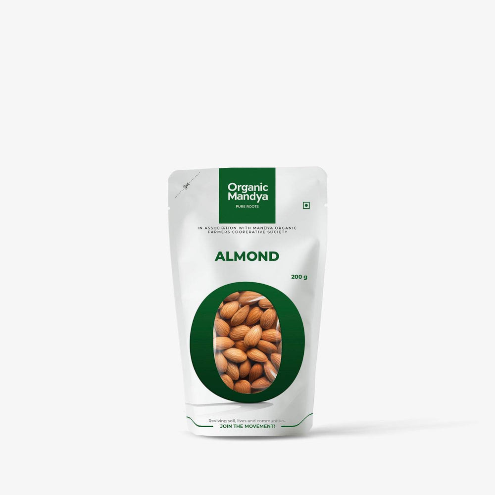 Organic Almonds Organic Almonds - Organic Mandya