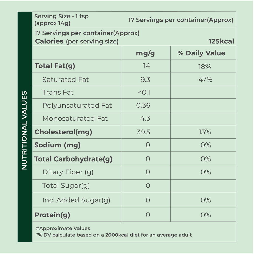 A2 Desi Cow Masala added Ghee A2 Desi Cow Masala added Ghee - Organic Mandya