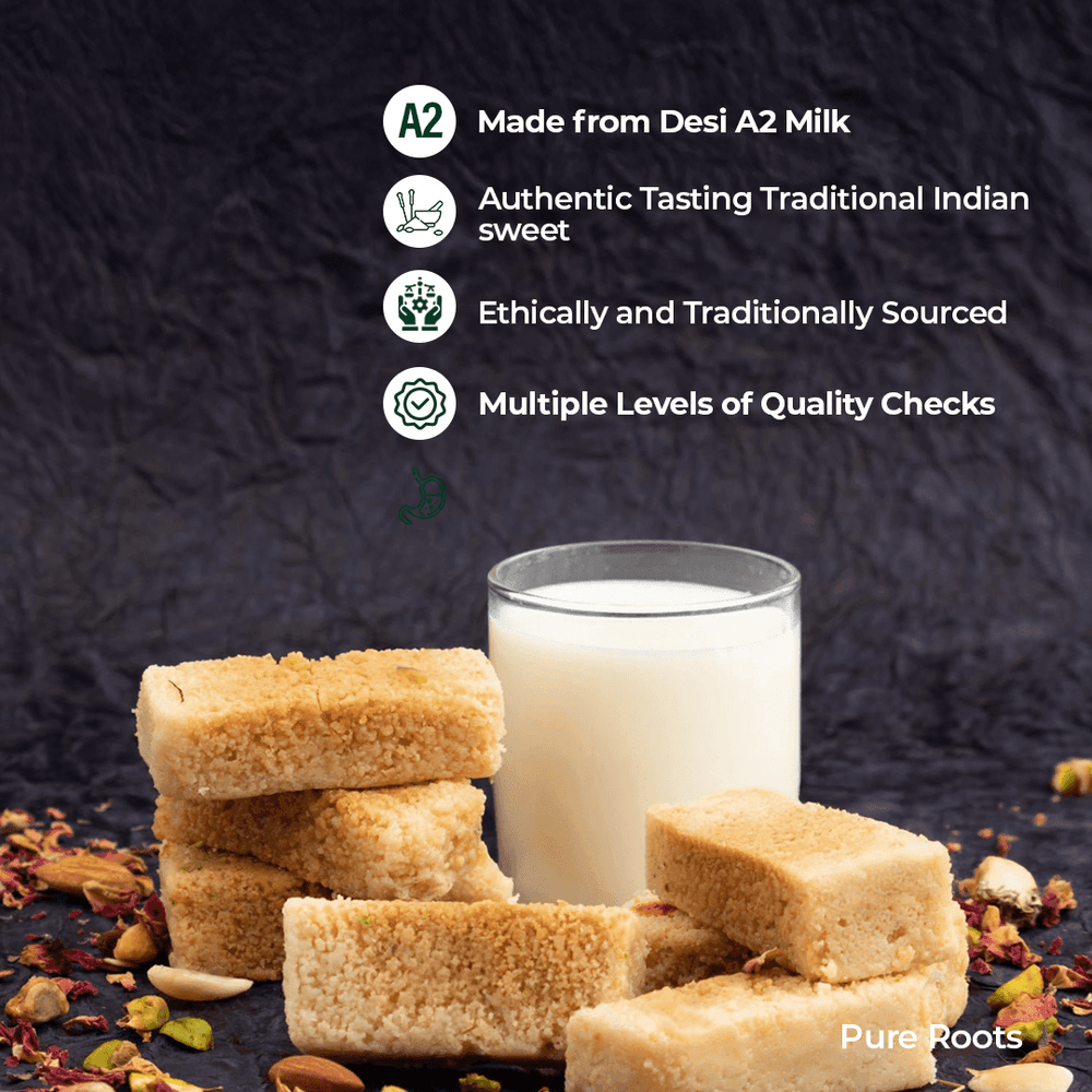 A2 Kalakand (Milk Peda) A2 Kalakand (Milk Peda) - Organic Mandya