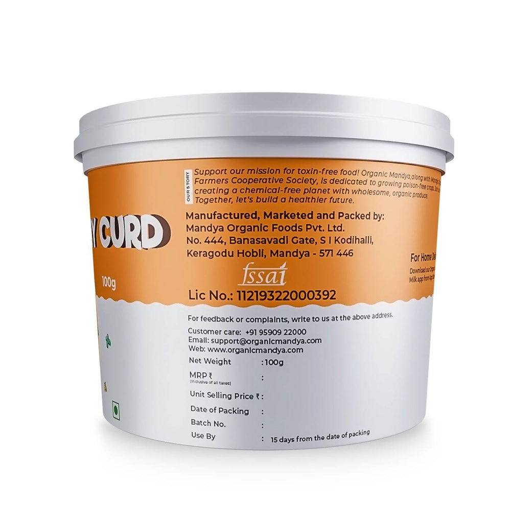 Set Curd for Lunch Box Set Curd for Lunch Box - Organic Mandya