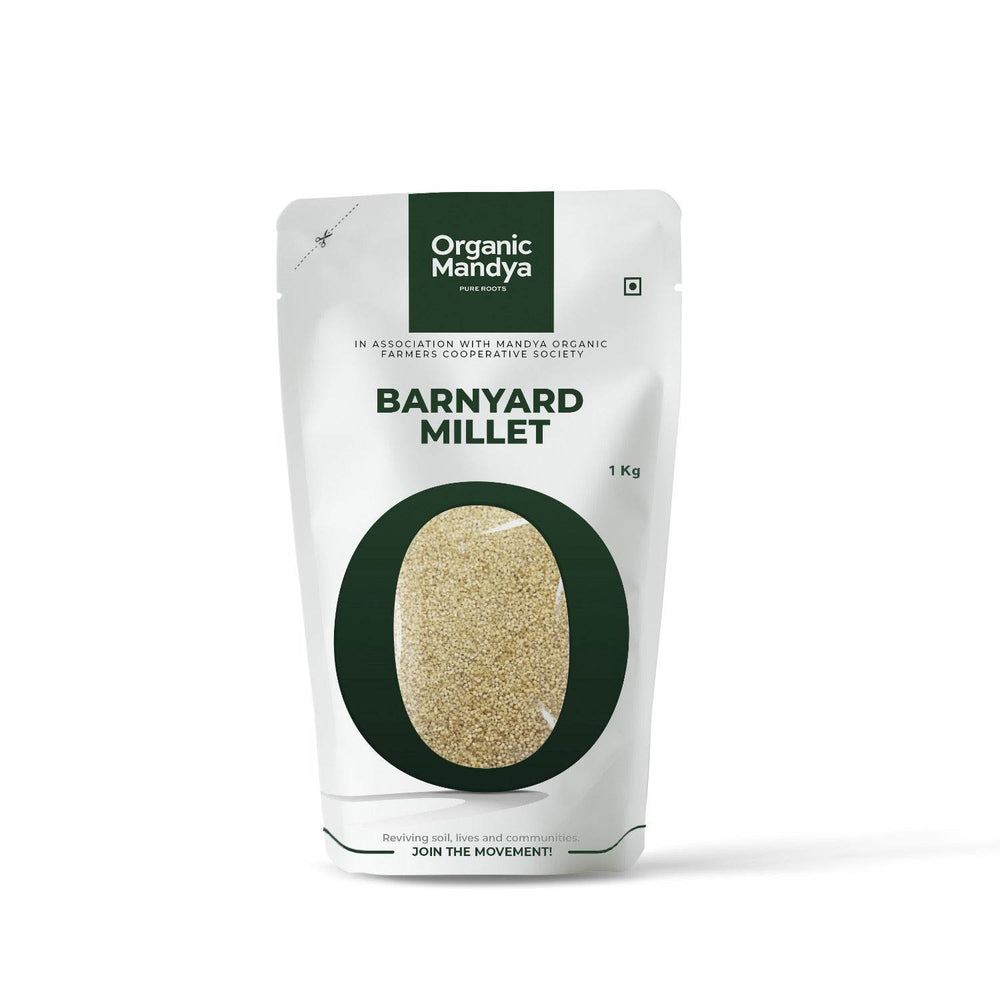 Organic Barnyard Millet (Udalu) Barnyard Millet (1kg )Front - Organic Mandya