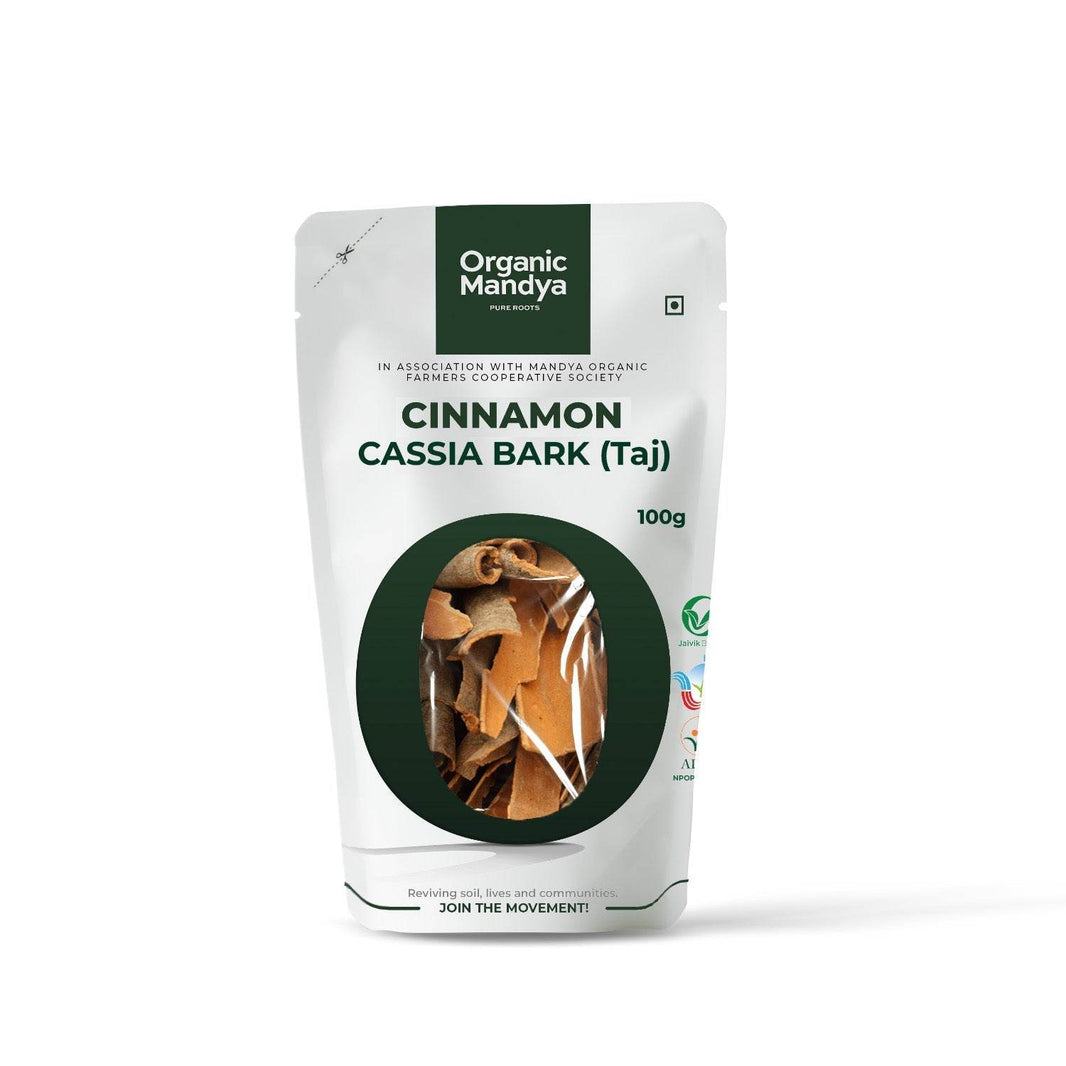 Organic Cinnamon - Cassia Bark (Taj) - Organic Mandya