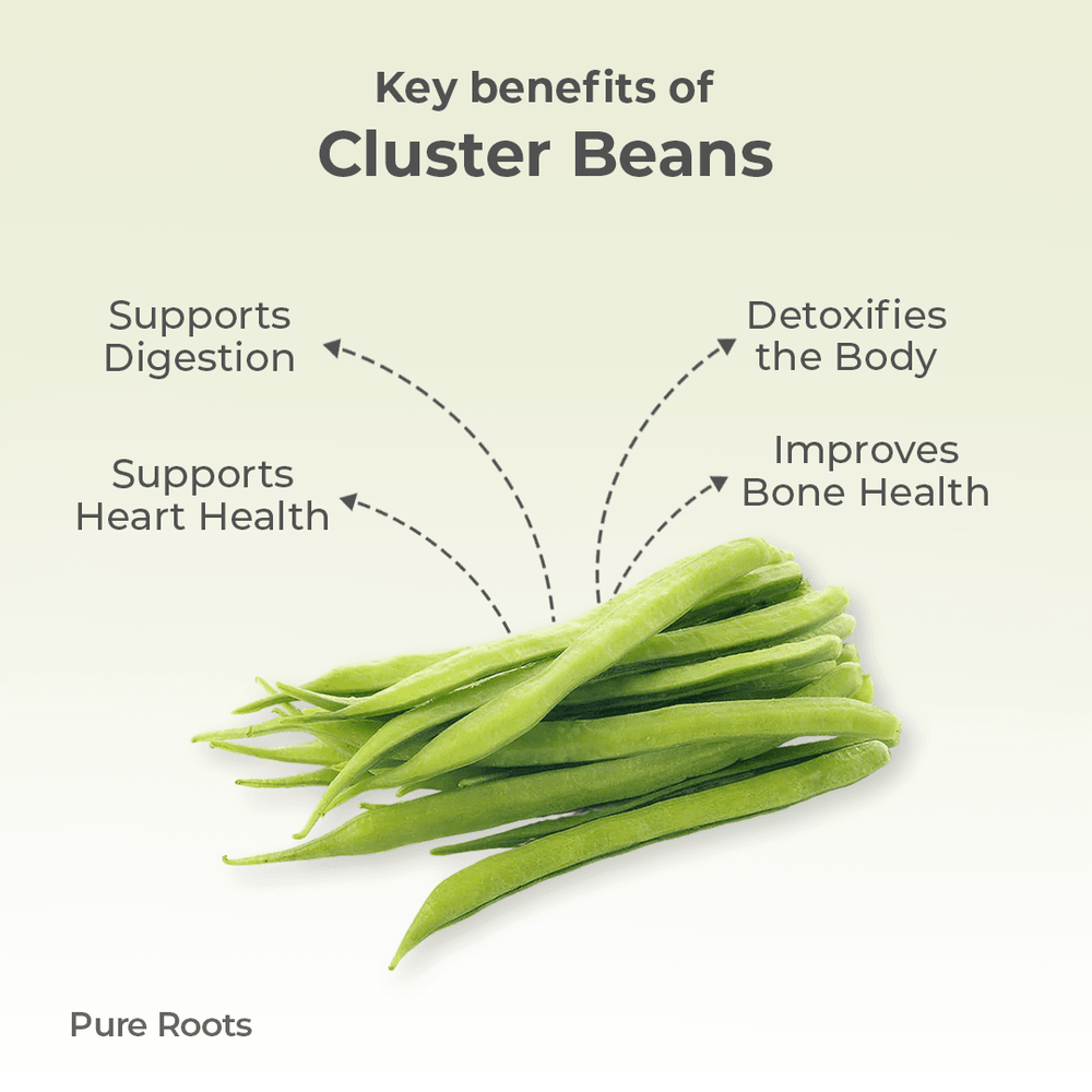 Organic Cluster Beans Organic Cluster Beans - Organic Mandya