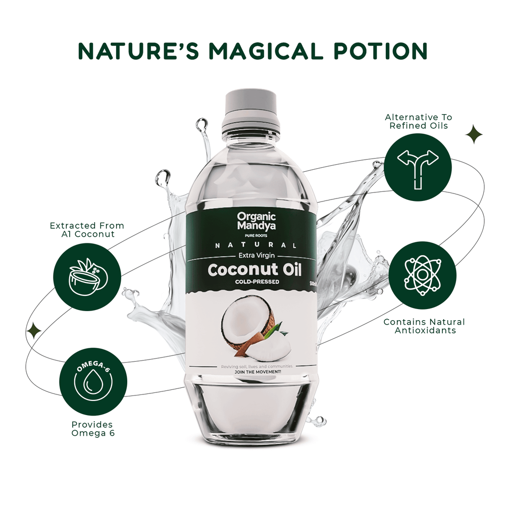 Virgin Coconut Oil - Cold Pressed Virgin Coconut Oil - Cold Pressed - Organic Mandya