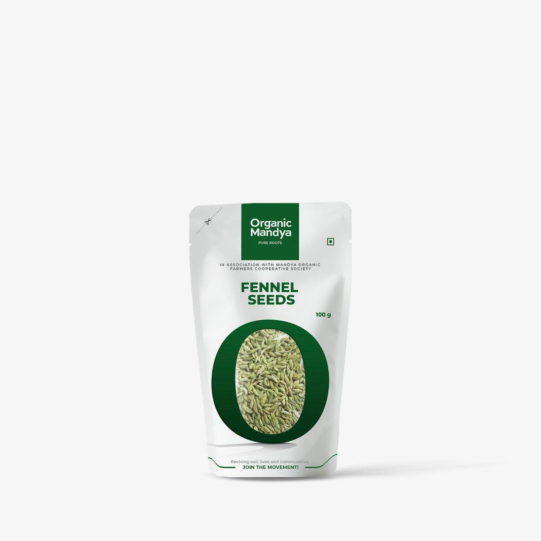 Organic Fennel Seeds(Saunf) - Organic Mandya