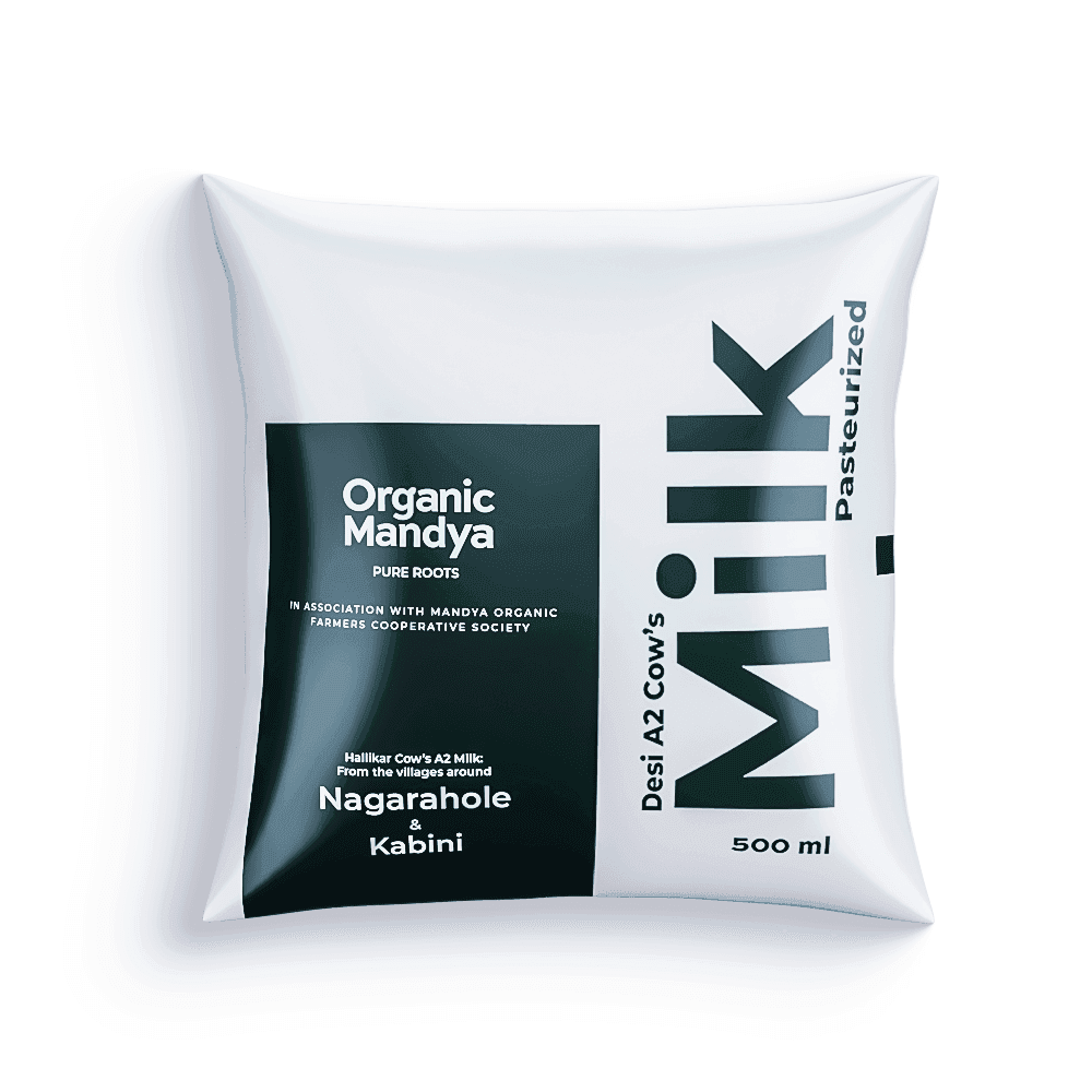 A2 Desi Cow Milk - Organic Mandya