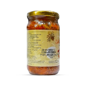 Organic Garlic Pickle - Organic Mandya