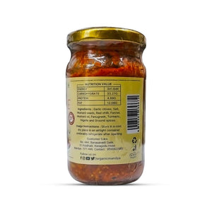 Organic Garlic Pickle - Organic Mandya
