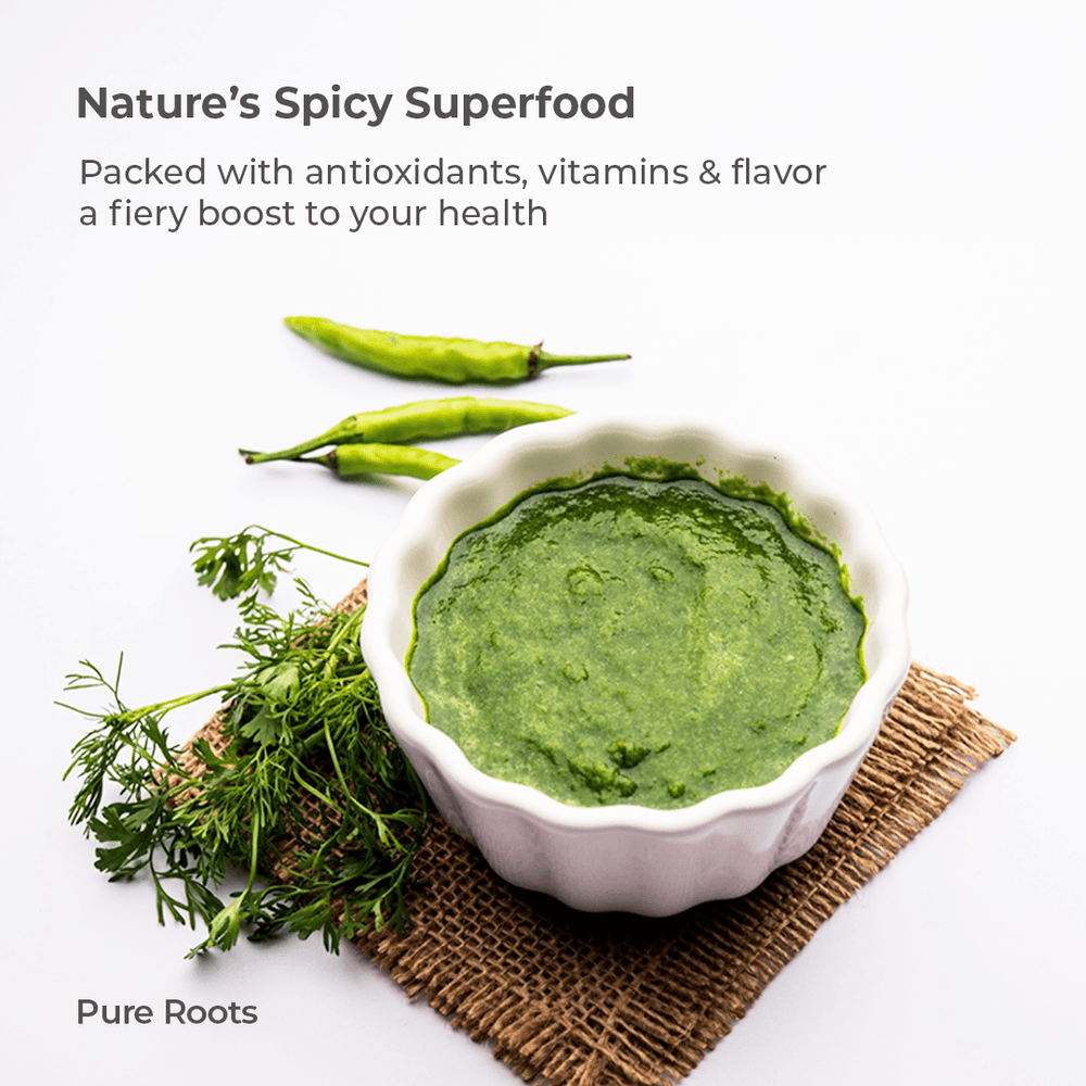 Organic Green Chilli Organic Green Chilli - Organic Mandya