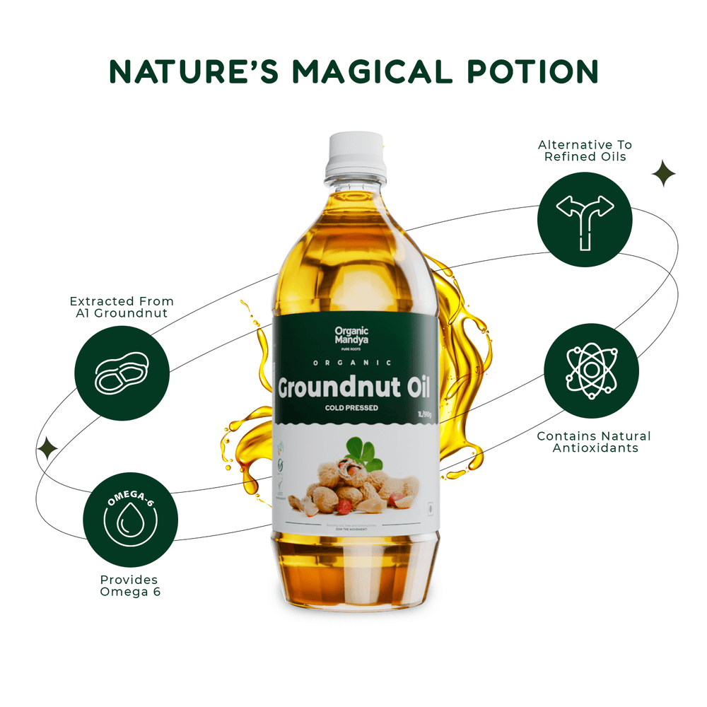 Cold Pressed - Groundnut Oil Groundnut oil features