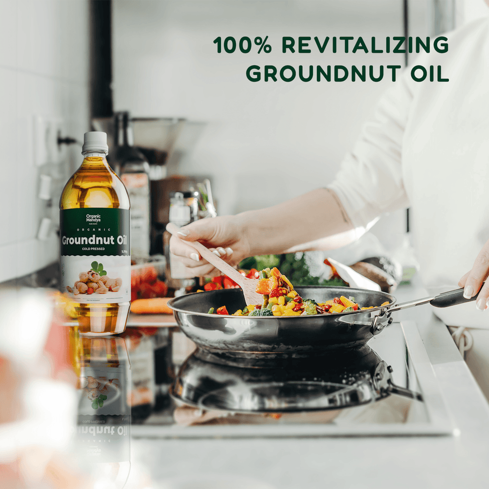 Cold Pressed - Groundnut Oil Groundnut oil lifestyle