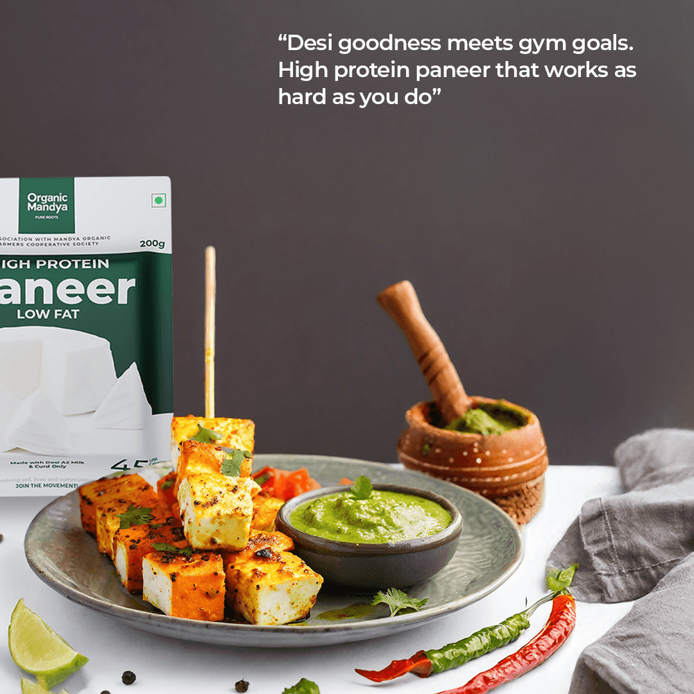 A2 Paneer High Protein - Low Fat Paneer Organic Mandya
