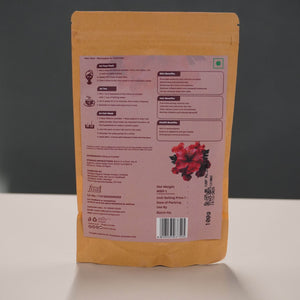 Hibiscus Petal Powder (100g) Backside