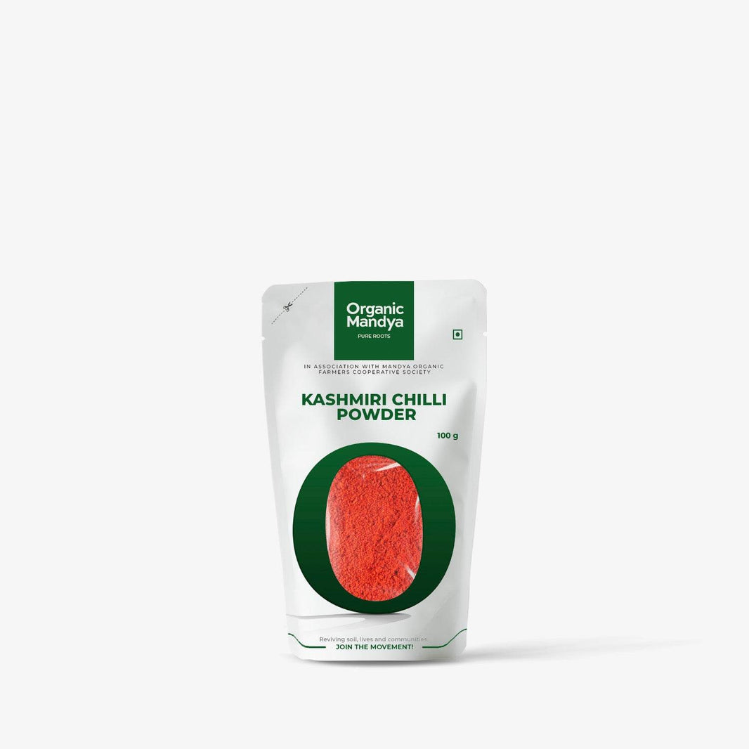 Organic Kashmiri Chilli Powder - Organic Mandya