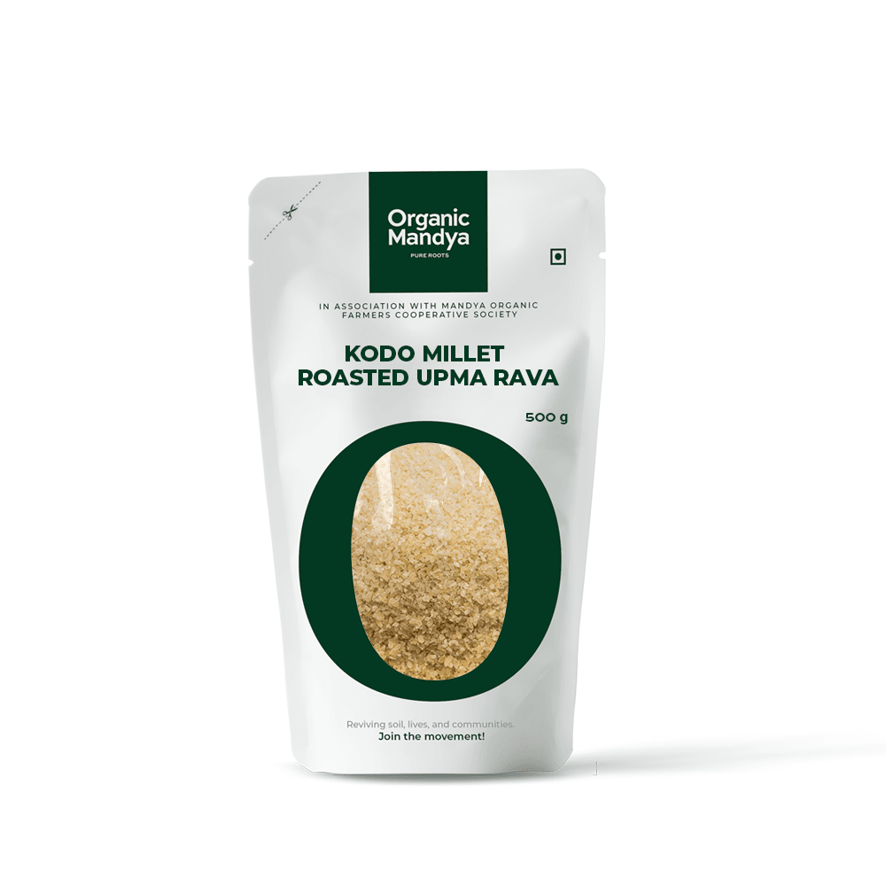 Organic Kodo Millet Roasted Upma Rava Organic Kodo Millet Roasted Upma Rava - Organic Mandya