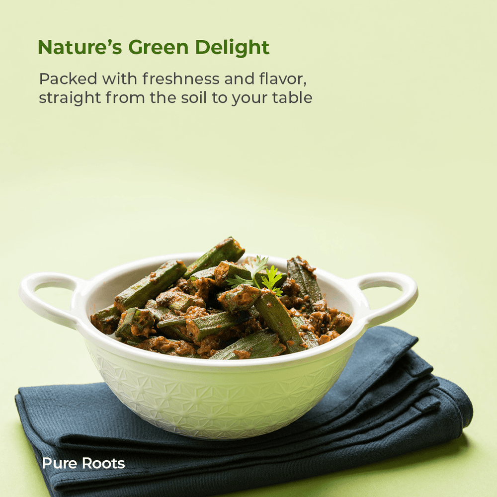 Organic Lady's Finger(Bhendi) Organic Lady's Finger(Bhendi) - Organic Mandya