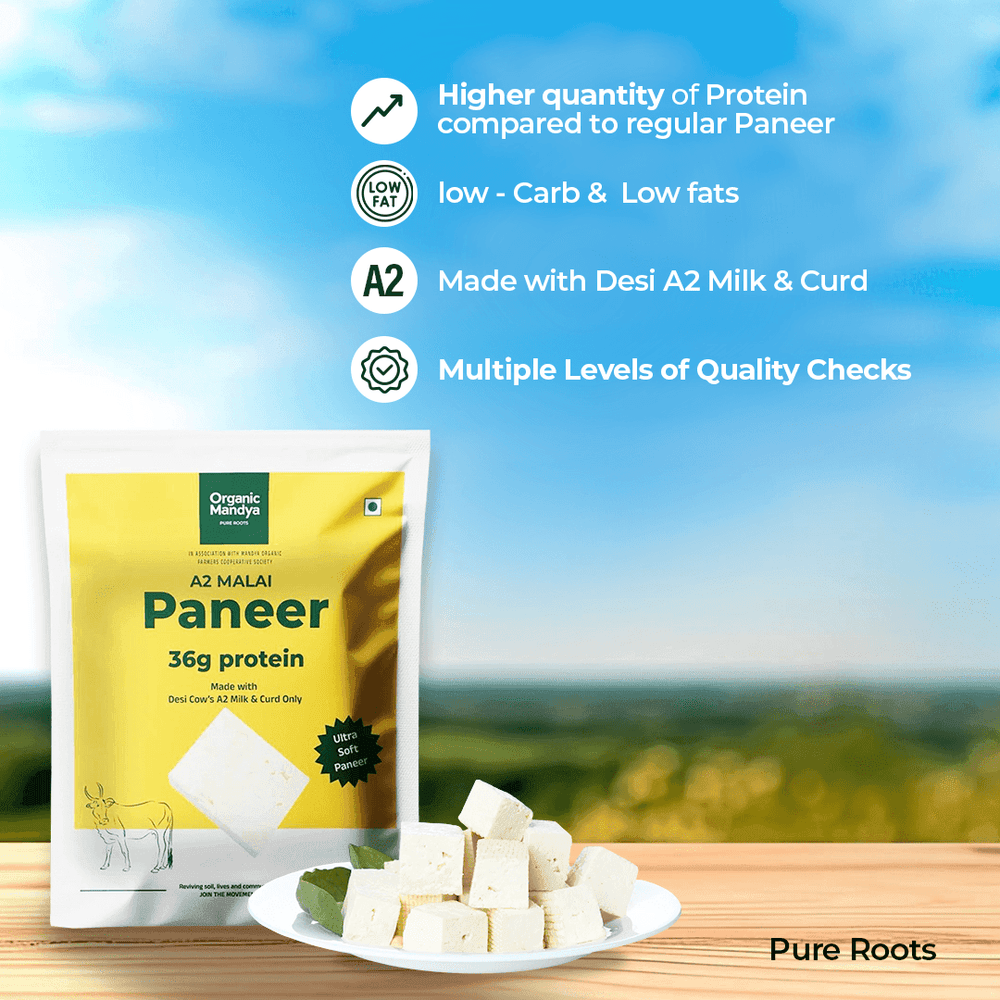 A2 Malai Paneer A2 Malai Paneer - Organic Mandya