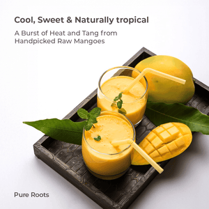 Organic Mango Badami Raw (Semi-ripe & mildly sweet) - Organic Mandya