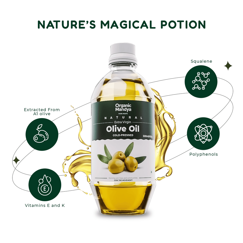 Cold Pressed - Olive Oil Cold Pressed - Olive Oil - Organic Mandya