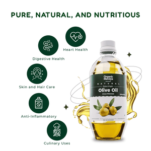 Cold Pressed - Olive Oil - Organic Mandya
