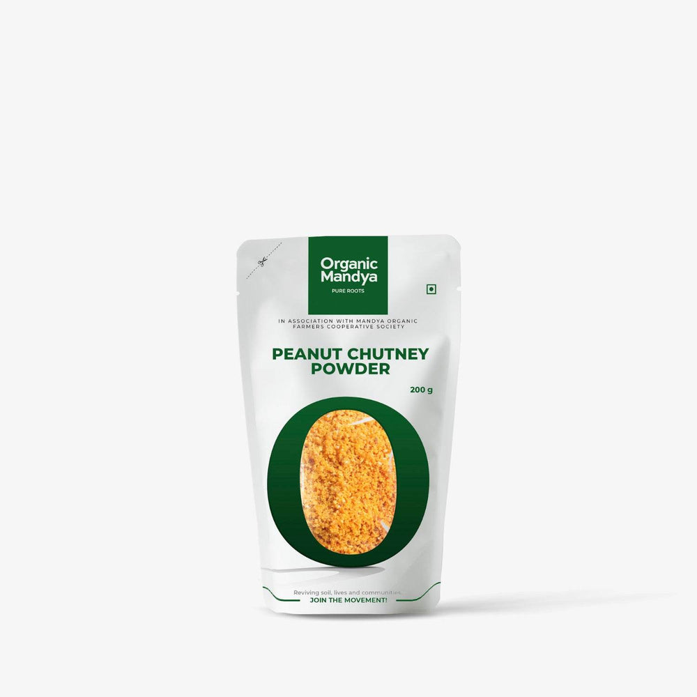 Organic Groundnut(Peanut) Chutney Powder Organic Groundnut(Peanut) Chutney Powder - Organic Mandya