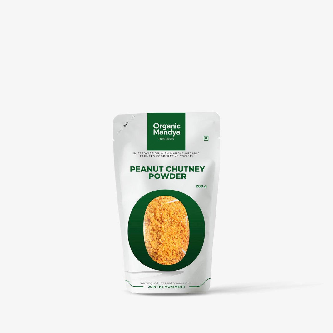 Organic Groundnut(Peanut) Chutney Powder - Organic Mandya