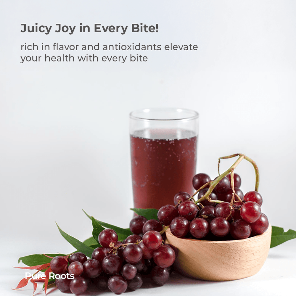 Organic Red Globe Grapes Organic Red Globe Grapes - Organic Mandya