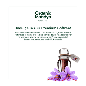 Organic Kashmiri Saffron - Organic Mandya