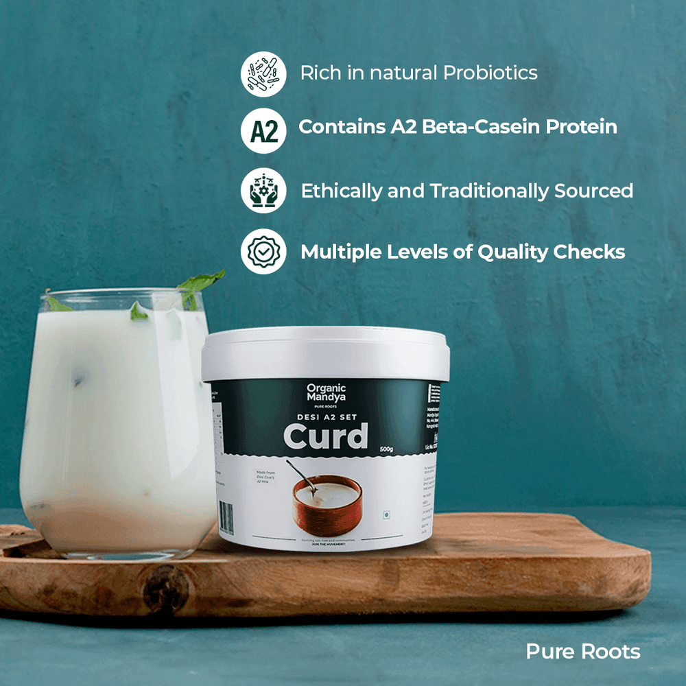 A2 Desi Set Curd A2 Desi Set Curd - Organic Mandya