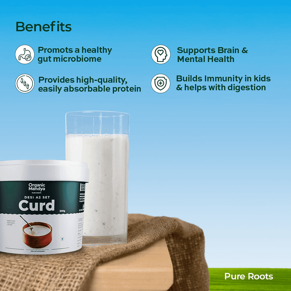 A2 Desi Set Curd A2 Desi Set Curd - Organic Mandya