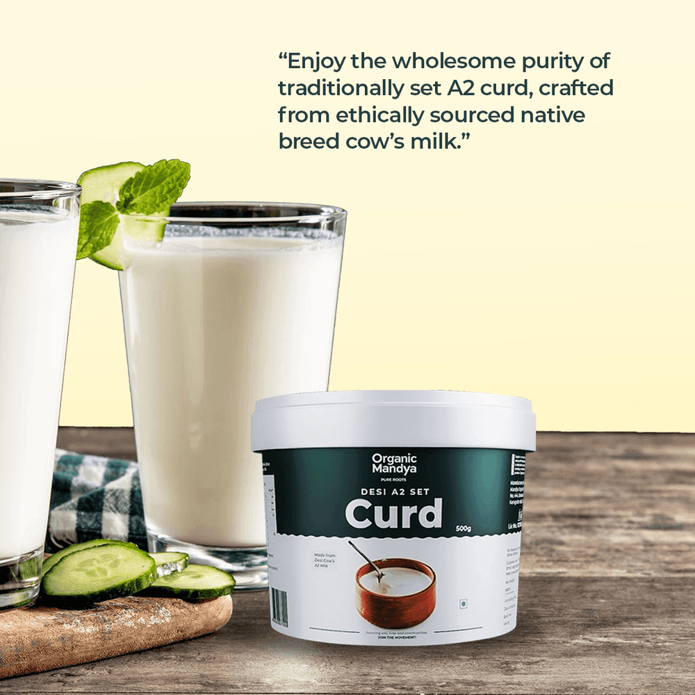 A2 Desi Set Curd A2 Desi Set Curd - Organic Mandya