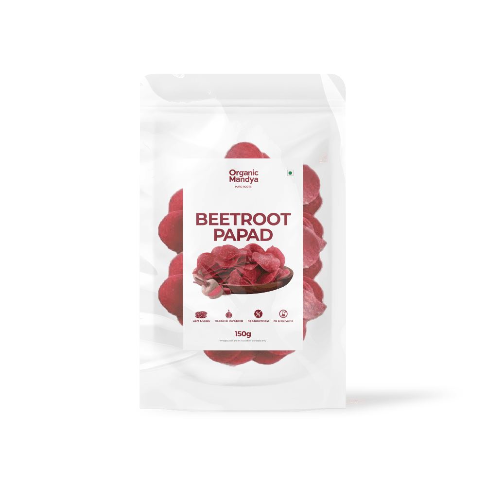 Beetroot Papad Beetroot Papad - Organic Mandya