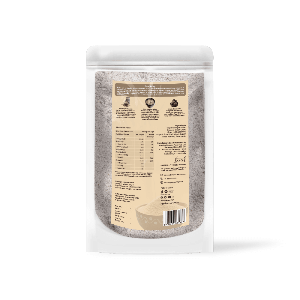 Organic Ragi Malt Organic Ragi Malt - Organic Mandya