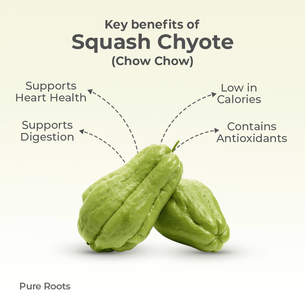 Organic Squash Chyote (Chow Chow) Organic Squash Chyote (Chow Chow) - Organic Mandya