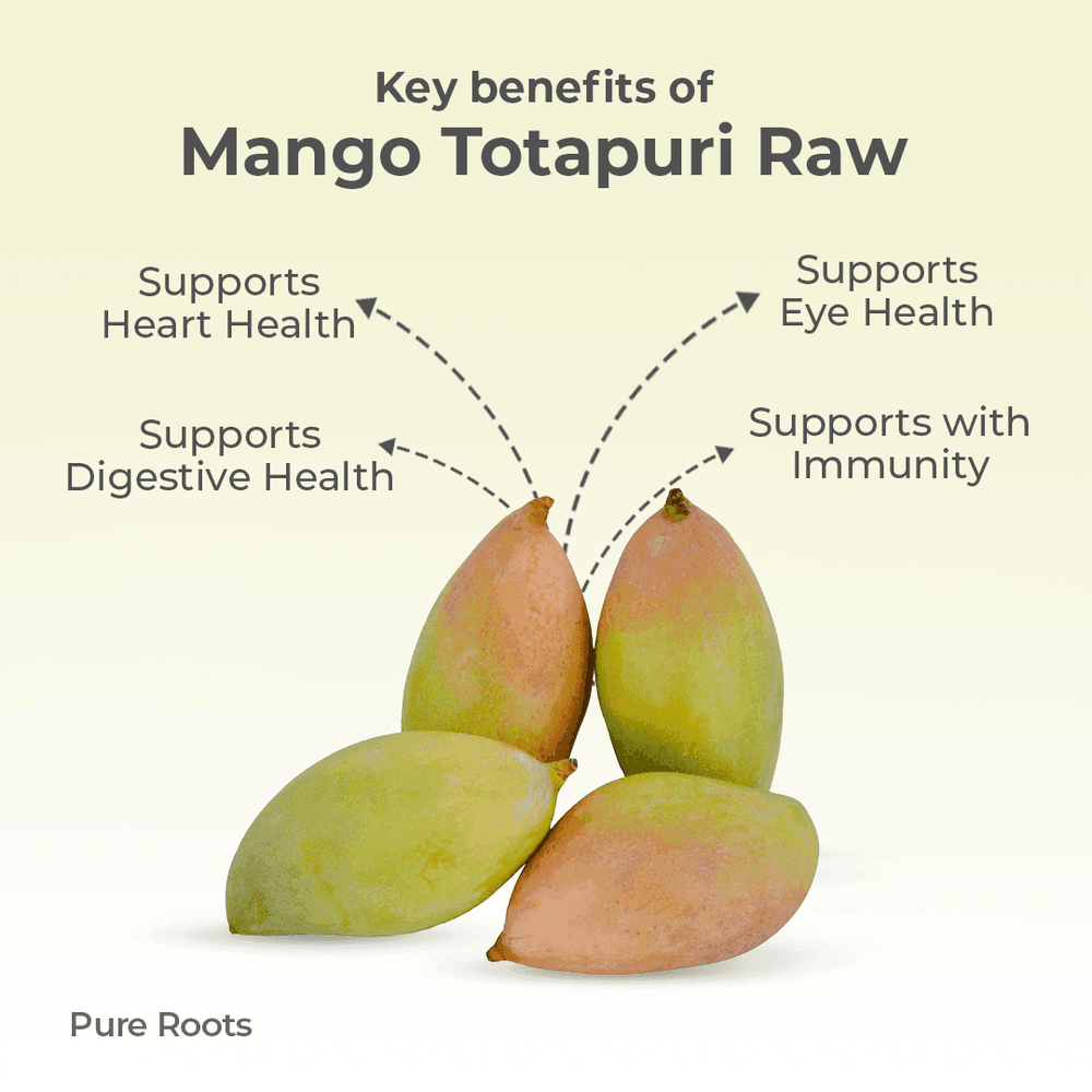 Organic Mango Totapuri Raw Organic Mango Totapuri Raw - Organic Mandya