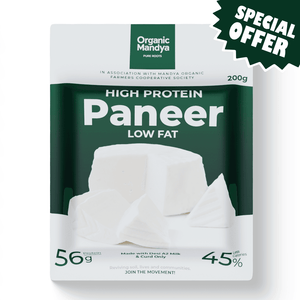 A2 Paneer High Protein - Low Fat Paneer - Organic Mandya