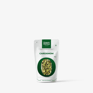 Cardamom 50g Front - Organic Mandya
