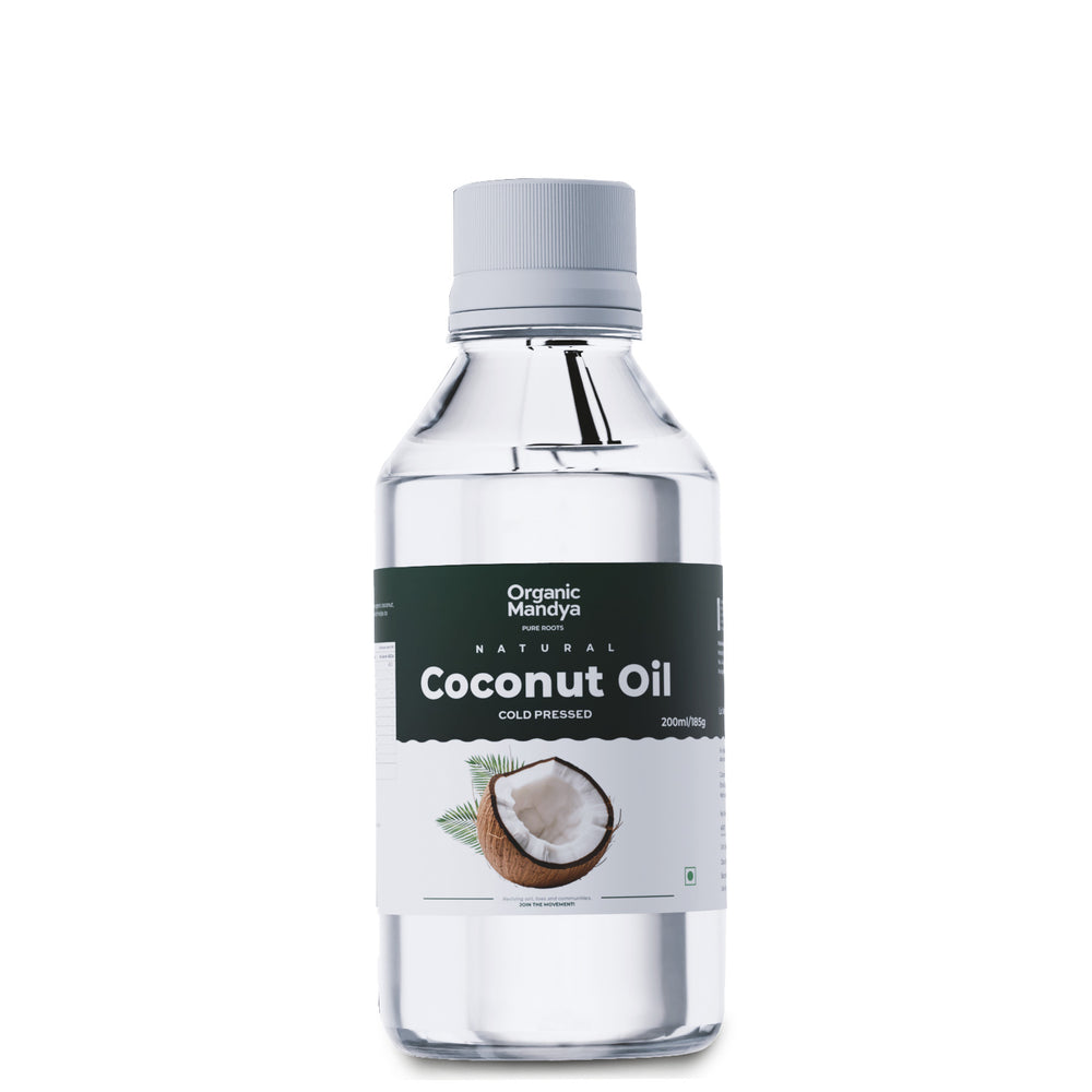 Cold Pressed - Coconut Oil Organic Mandya - Coconut Oil (200ml) Front