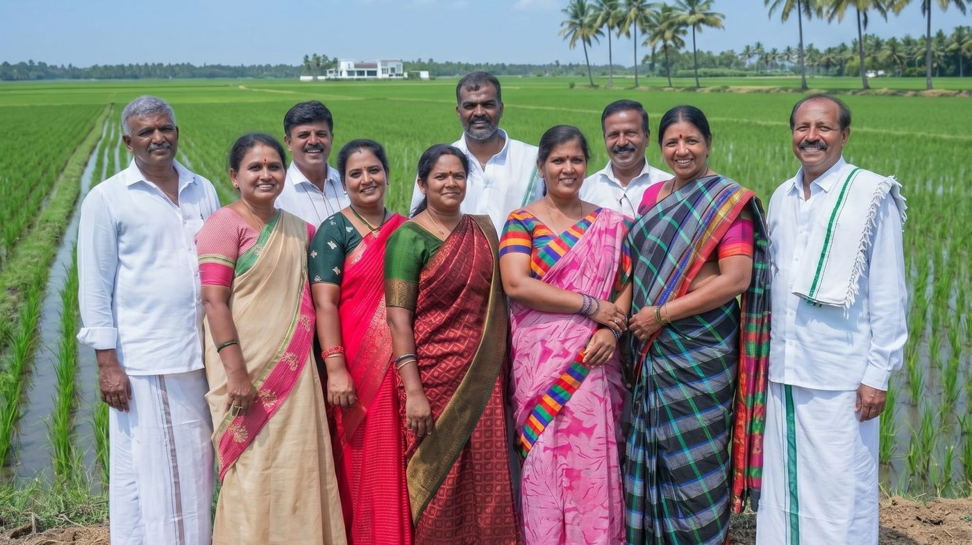 Our organic fields in Mandya, Karnataka