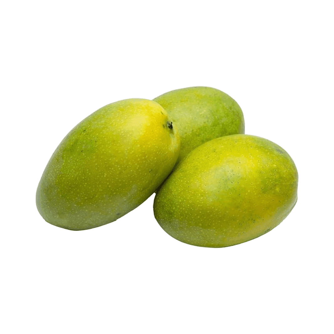 Organic Mango Himapasand Raw (Semi-ripe & mildly sweet) - Organic Mandya