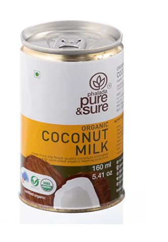 Coconut Milk 160ml from Pure & Sure – Creamy Coconut Milk Online Pure & Sure Coconut Milk 160ml Creamy Coconut Milk