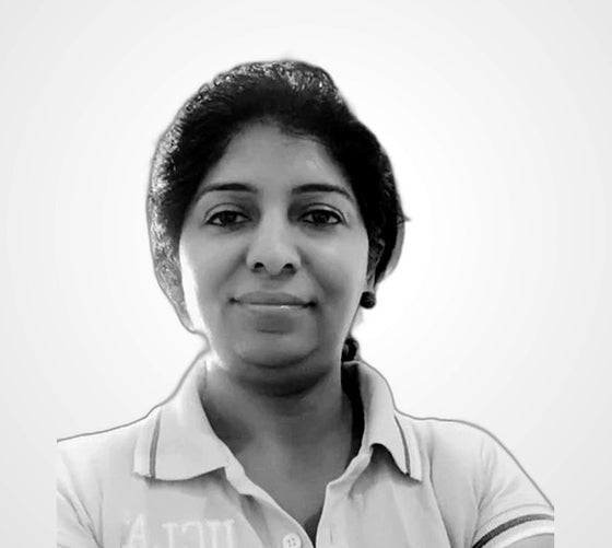 Sahana Hegde, Co-Founder & Chief Operating Officer, Organic Mandya — black and white portrait