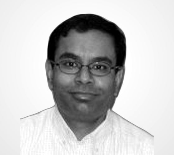 Tushar Patel, Board Director, Organic Mandya — black and white portrait