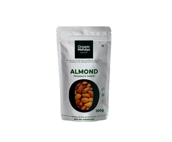Almond (Roasted & Salted) Almond (Roasted & Salted) - Organic Mandya