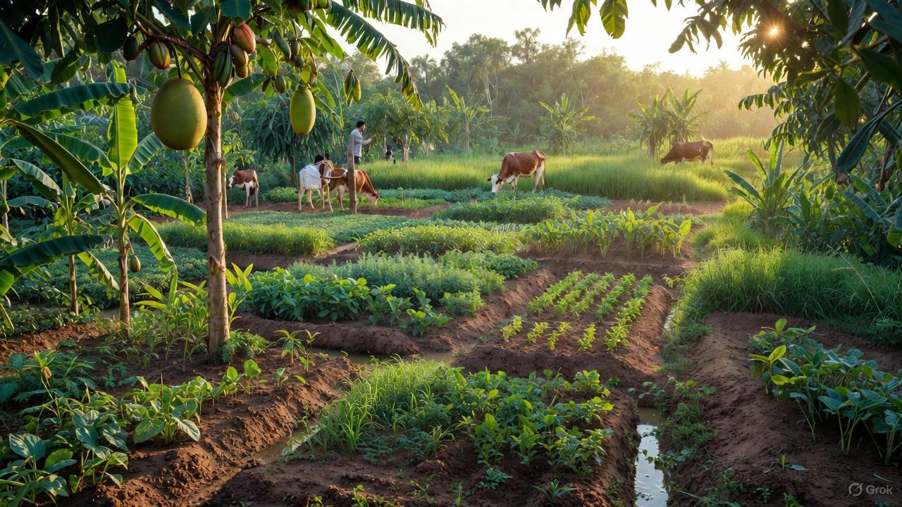 Subhash Palekar’s 36x36 Model: The Future of Natural Farming and Fruit Forest Cultivation