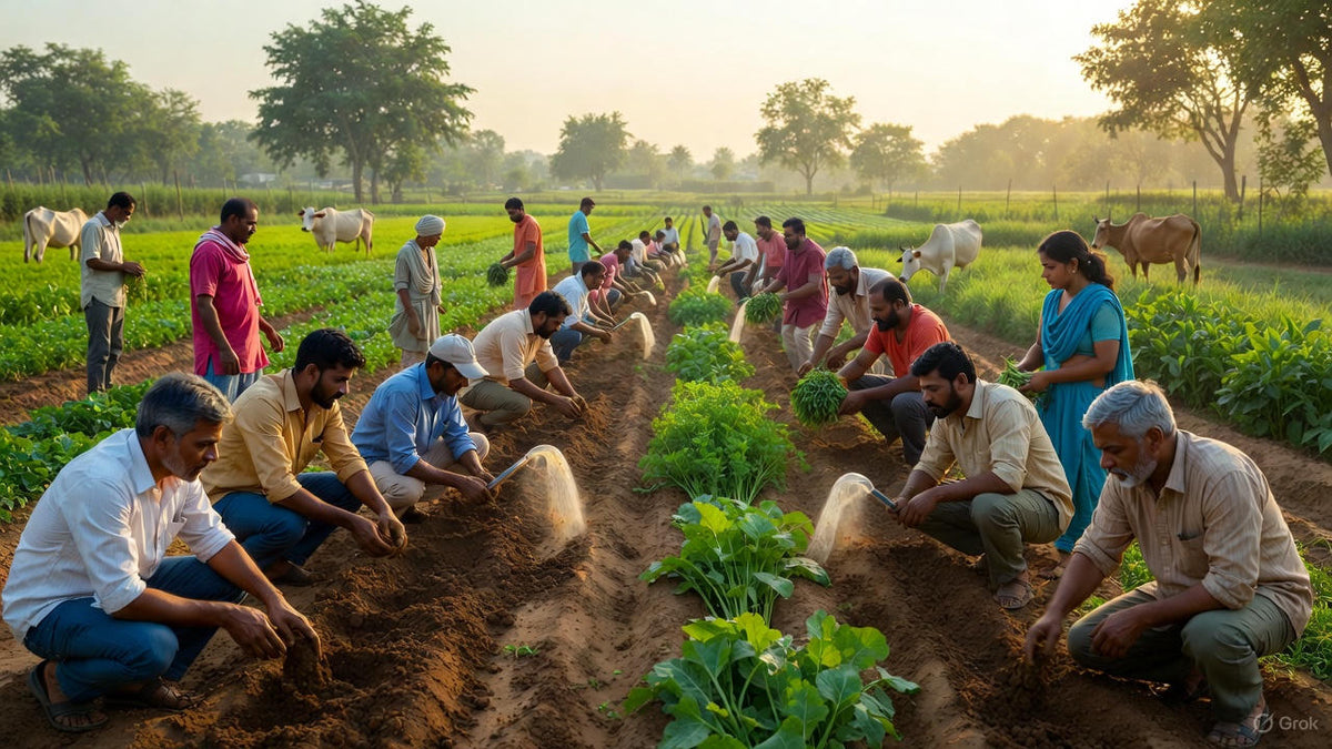 Sweat Donation in Organic Farming: Reconnecting People with the Soil